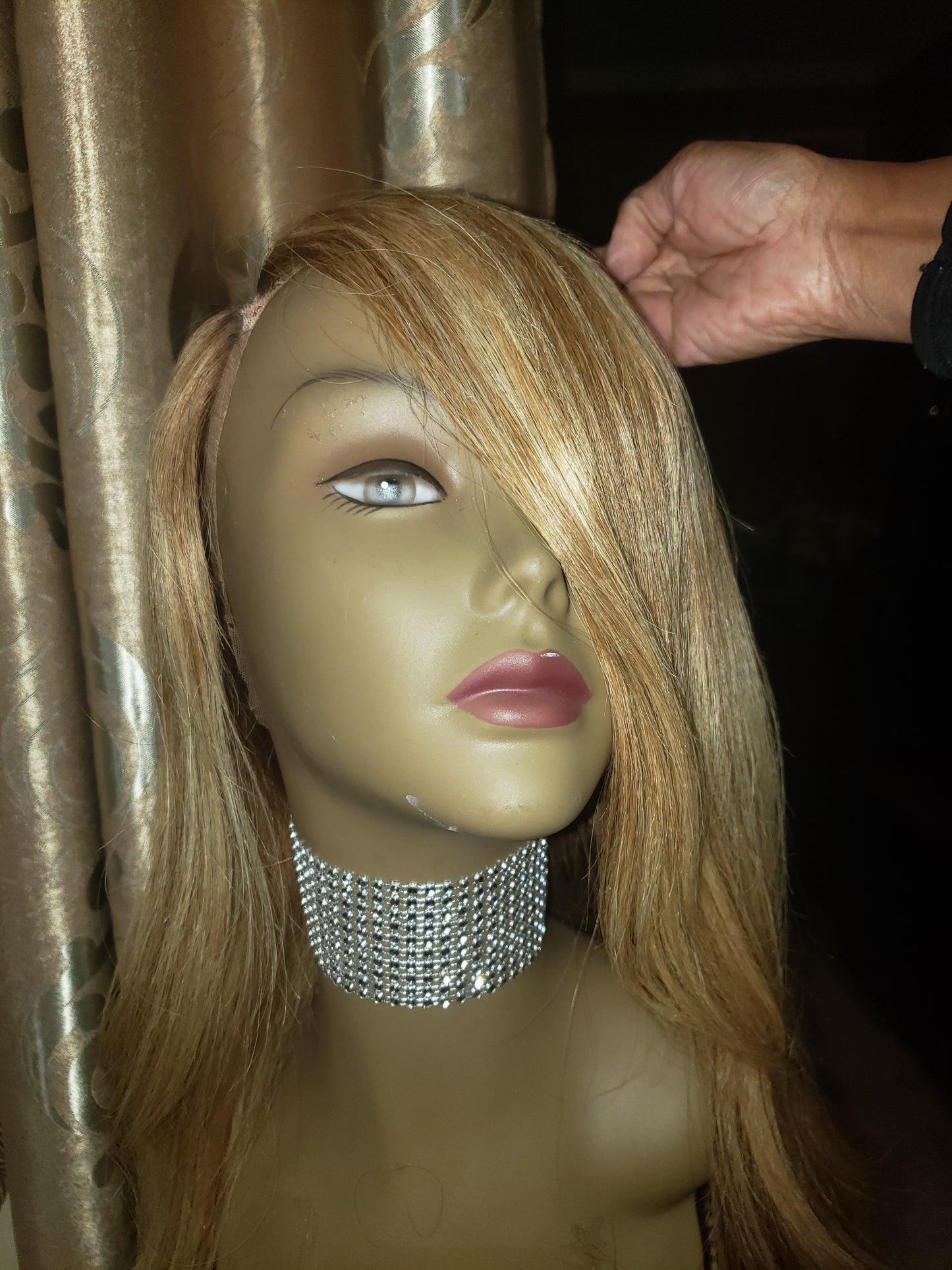 Indian Front Lace Wave Wig Side Part