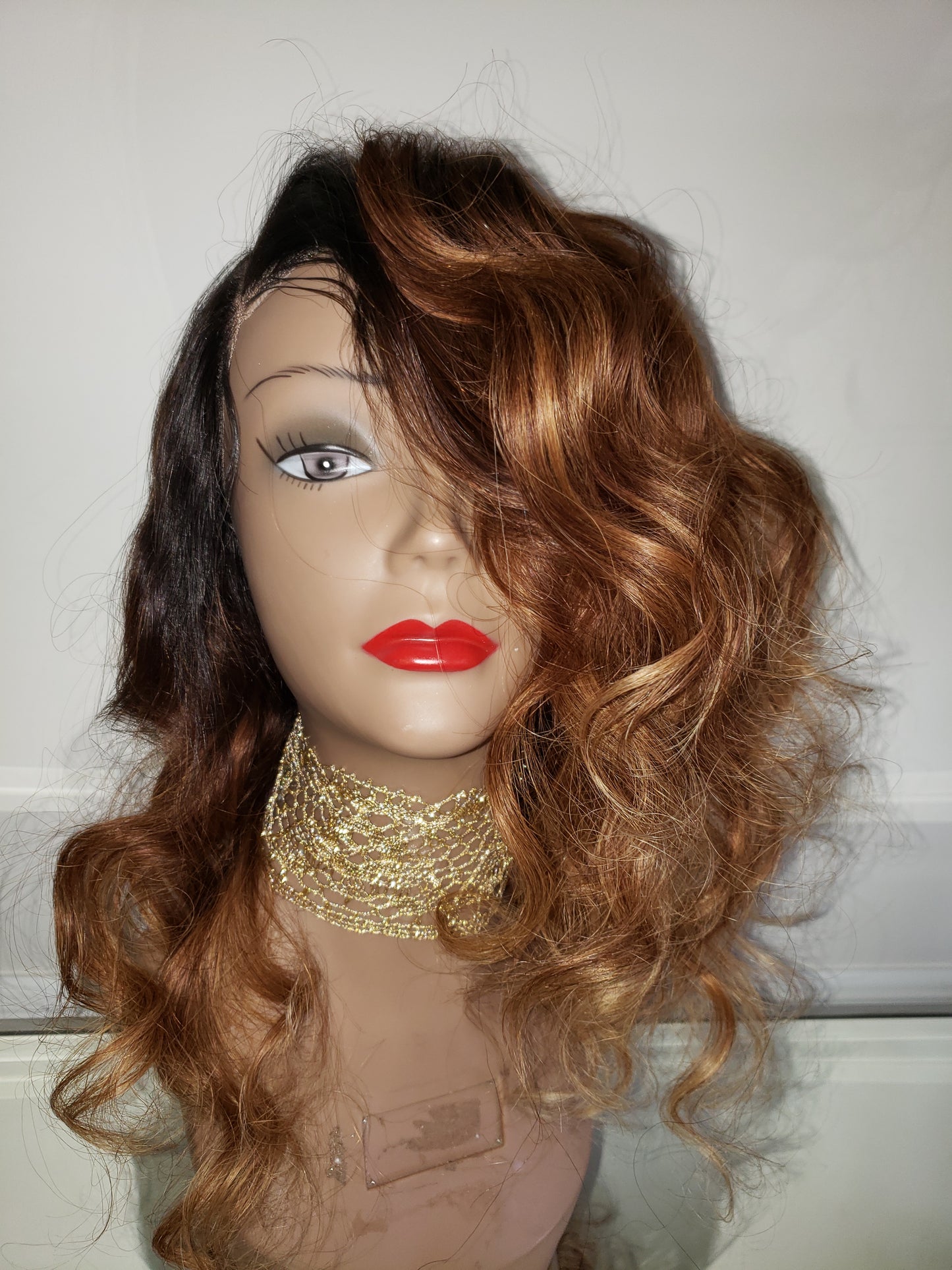 Brazilian Front Lace Natural Curl Deep Side Part