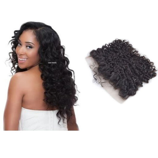 Raw Indian Curly Lace Frontal