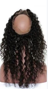 Brazilian 360 Deep Curly Lace Frontal